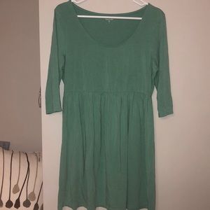 ⭐️ Green Garnet Hill T-Shirt Dress sz M